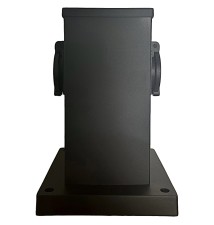 Ontario 230V 20cm Garden Post with 2 Outlets (PC) | LVT
