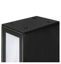 Roma 12W Single-Sided 60cm Black LED Garden Light | LVT