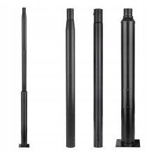 SQ 60mm 3m 20x20cm Black Light Pole | LVT