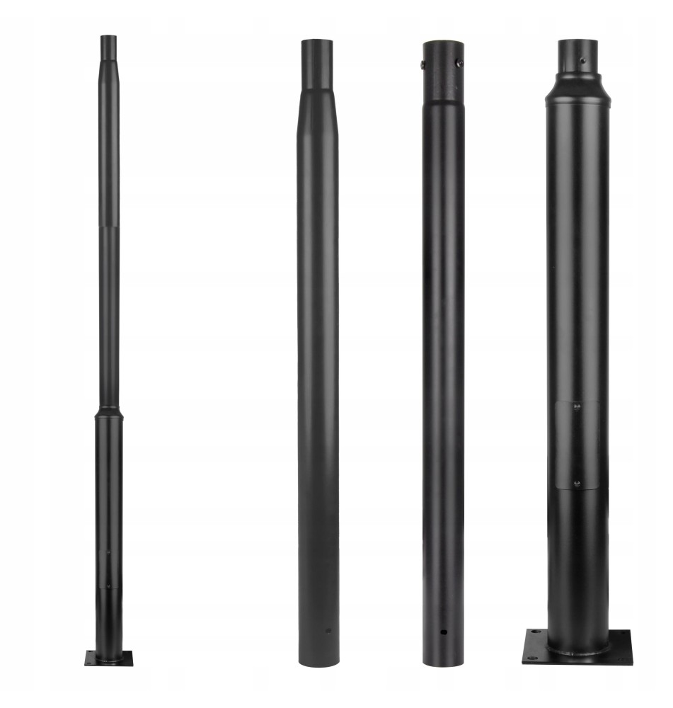 SQ 60mm 3m 20x20cm Black Light Pole | LVT