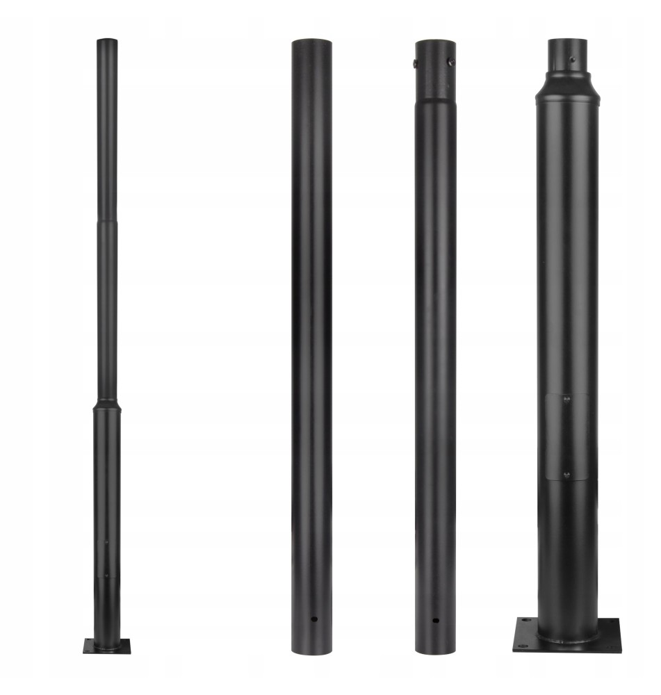 SQ 76mm 3m 20x20cm Black Light Pole | LVT