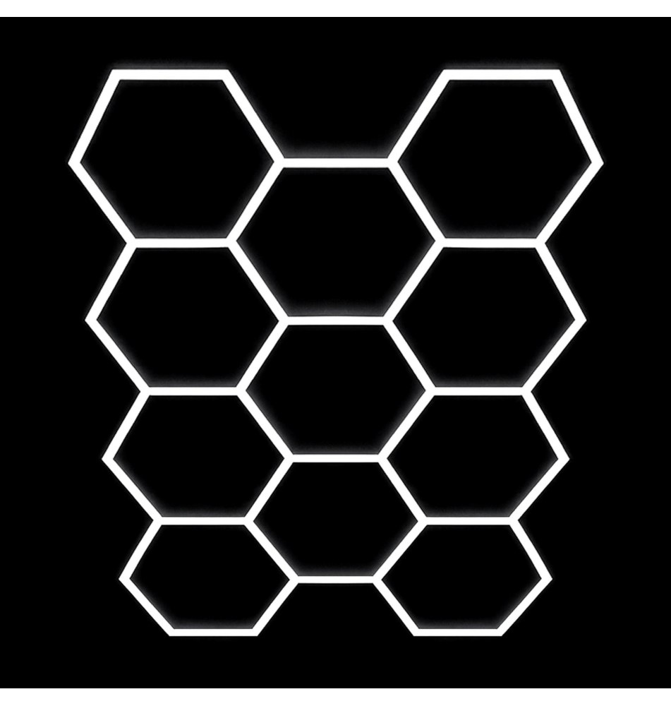 Hexagon 11L 460W 419x301cm LED Light, 6500K Set | LVT