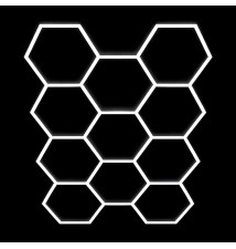 Hexagon 11S 368W LED Light, 336x238 cm, 6500K Set | LVT