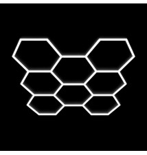 Hexagon 8L 350W LED Light, 315x301 cm, 6500K Set | LVT
