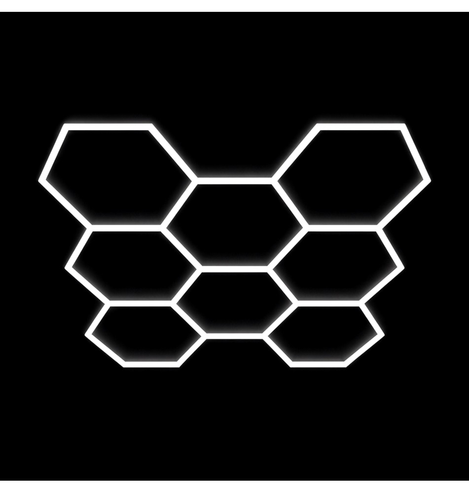 Hexagon 8L 350W LED Light, 315x301 cm, 6500K Set | LVT