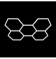 Hexagon 5S 192W 168x238cm LED Light, 6500K Set | LVT
