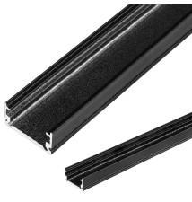 Masterled Slim LED Profile, 2 m, Black | LVT