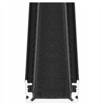 Masterled Slim LED Profile, 2 m, Black | LVT