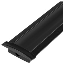 Masterled Recessed LED Profile, 2 m, Black | LVT