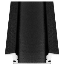 Masterled Recessed LED Profile, 2 m, Black | LVT
