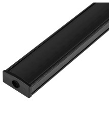 Masterled Surface-Mounted LED Profile, 2 m, Black | LVT