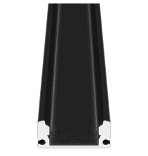 Masterled Surface-Mounted LED Profile, 2 m, Black | LVT