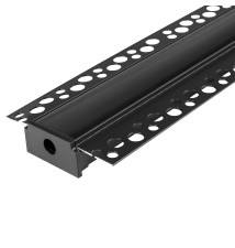 GK Profile 20 mm, 2 m, black, black cover | LVT