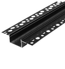 GK Profile 20 mm, 2 m, black, black cover | LVT