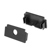 GK Profile 20 mm, 2 m, Black, Frosted Glass | LVT