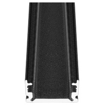 2-meter slim profile, black | LVT