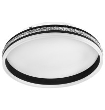 Żyrandol LED 48W 50cm 4000K czarny | LVT