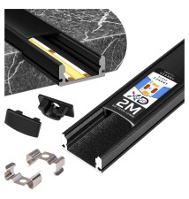 2m Black Surface Trim | LVT
