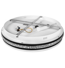 48W 50cm 4000K Black LED Chandelier | LVT