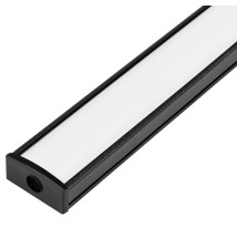 2m Black Milky Class Surface Profile | LVT