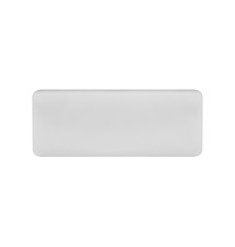 Master LED PVC Slim Solid White End Cap | LVT