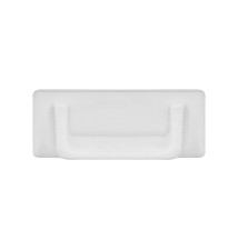 Master LED PVC Slim Solid White End Cap | LVT