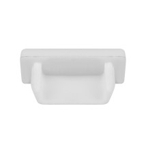 Master LED PVC Slim Solid White End Cap | LVT