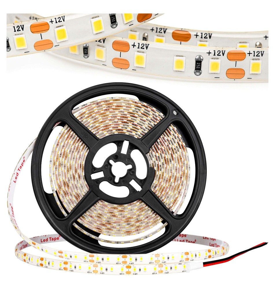 Premium 2835 LED Strip, 5 m, 600 LEDs, IP65, 4500K | LVT