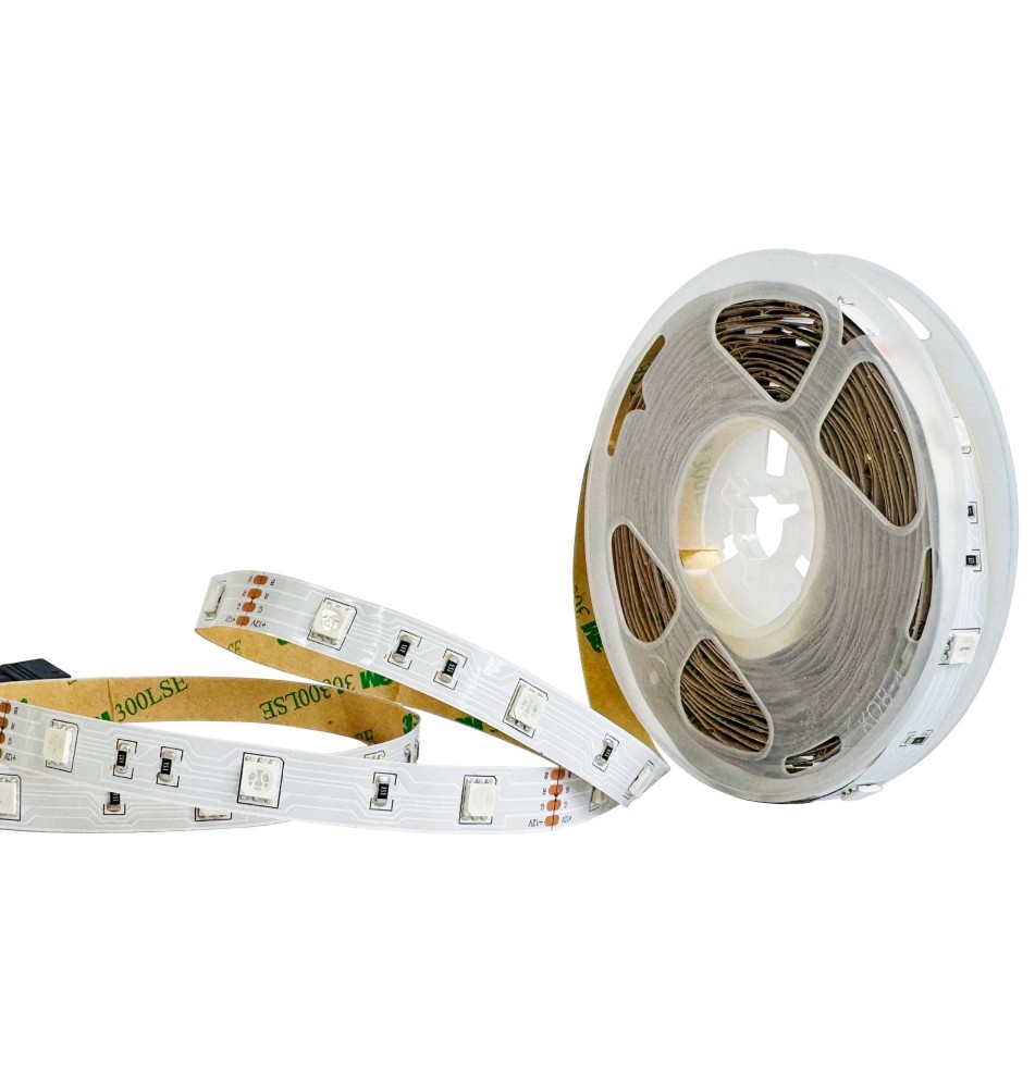 5050 RGB LED Strip, 10 m, 300 LEDs, IP20 | LVT
