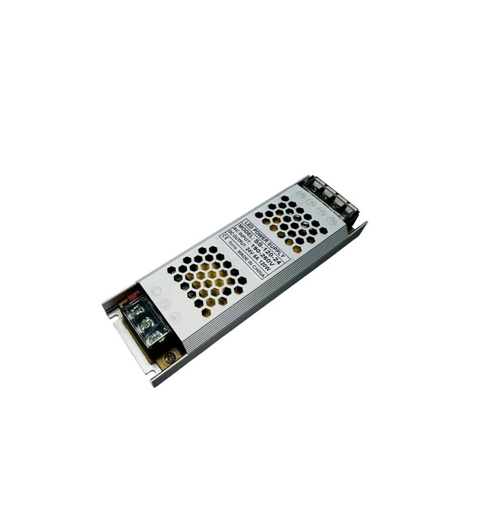 Flat 24V 120W 5A LED Power Supply | LVT