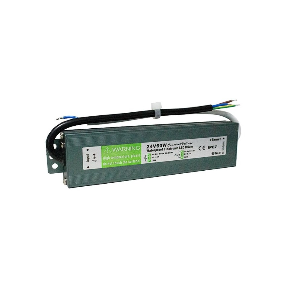 Zasilacz LED IP67 24V  60W 2,5A | LVT