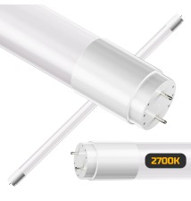 T8 Nano LED Tube, 120 cm, 2700K, 18W, 230V, Single-Ended | LVT