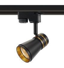 Reflektor szyna 1-faza GU10 Silvio Gold 60mm czar.