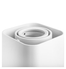 GU10 Surface-Mounted Square Light Fixture, 90x90x100, White Light | LVT