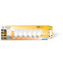 Vita E27 A60 LED Bulb, 2700K, 12W, SMD 2835, 6-Pack | LVT