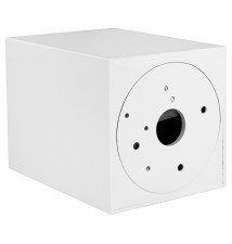 GU10 Surface-Mounted Square Light Fixture, 80x100, White Acrylic. | LVT