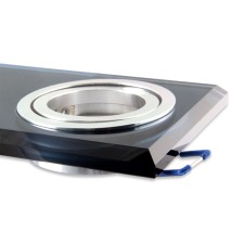 Styx Black Movable Glass Halogen Light Fixture (2-pack). | LVT