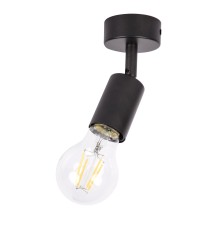 Eos Adjustable E27 LED Wall Sconce x1, Black. | LVT