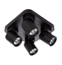Timo Adjustable GU10 LED Wall Sconce, Set of 4, Black Square. | LVT