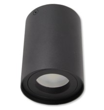 GU10 Round Surface-Mounted Light Fixture, 80x84, Adjustable, Black | LVT
