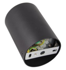 GU10 Round Surface-Mounted Light Fixture, 80x84, Adjustable, Black | LVT