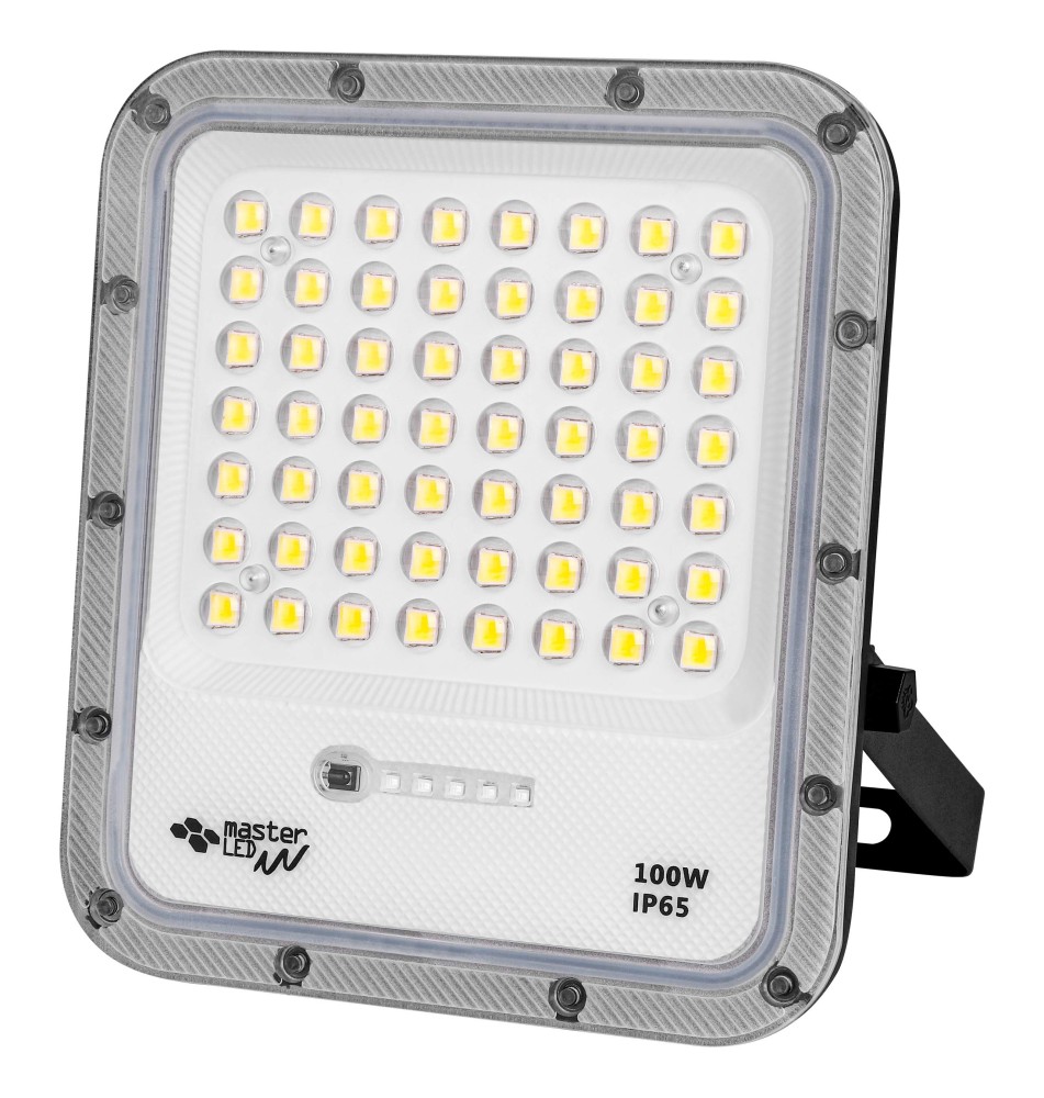 Miki 100W Solar SMD LED Floodlight with Remote Control, 4500K | LVT