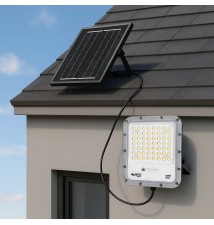 Naświetlacz LED SMD solarny Miki 100W pilot 4500K | LVT