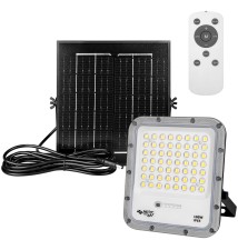 Naświetlacz LED SMD solarny Miki 100W pilot 4500K | LVT