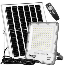 Naświetlacz LED SMD solarny Korsa 100W pilot 4500K | LVT