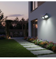 IP65 Solar-Powered LED Floodlight with 74 SMDs and PIR Sensor | LVT