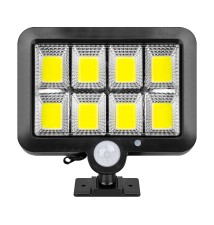 Naświetlacz LED solarny IP44 8xCOB PIR | LVT