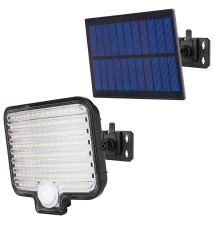 Naświetlacz LED solarny IP44 120xSMD PIR | LVT