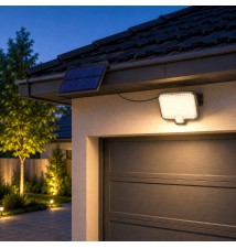 IP44 120xSMD PIR Solar LED Floodlight | LVT
