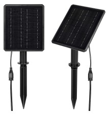 Lampa LED solarna wbijana 3000K zestaw 2szt | LVT